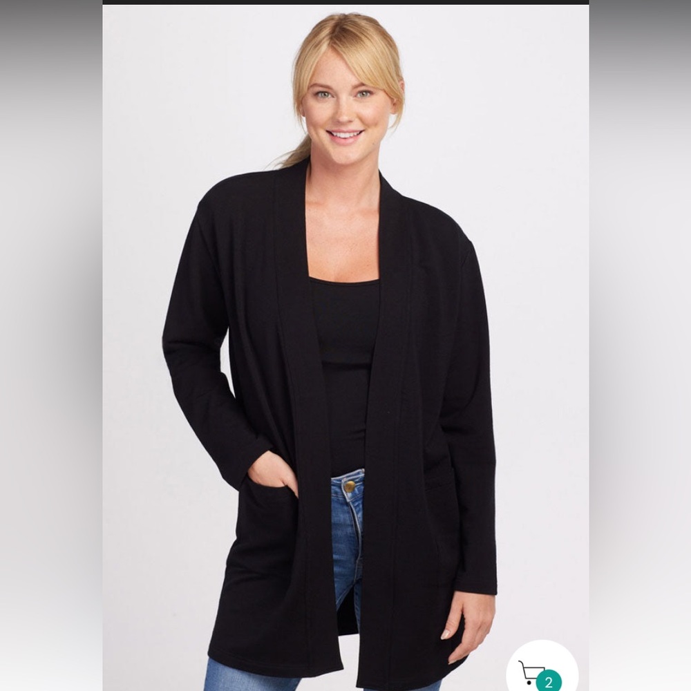 Woolx Kinsley Cardigan - black, XS